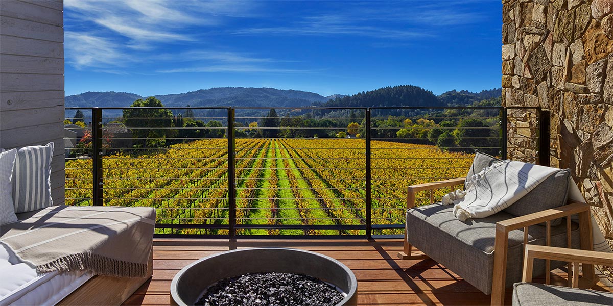 Vineyard View at Las Alcobas Luxury Hotel