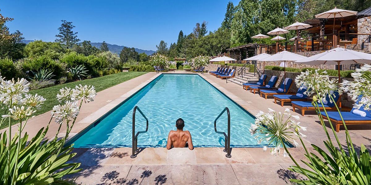 Swimming Pool at Calistoga Ranch Resort