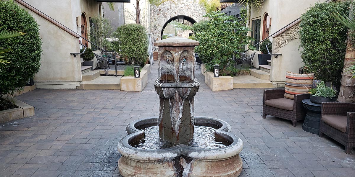 Fountain at North Block Hotel
