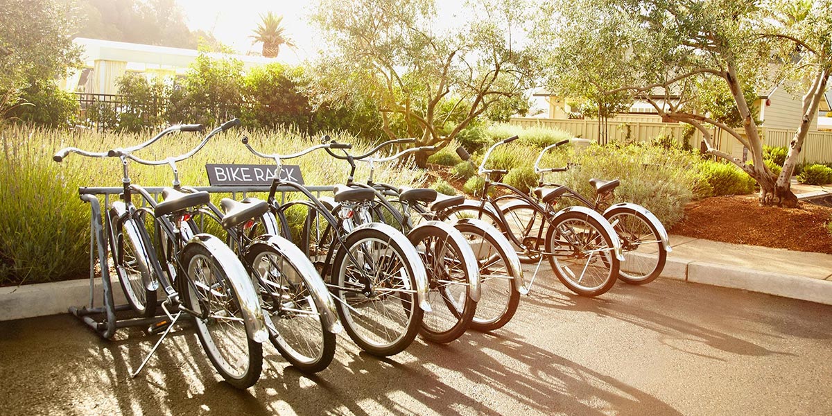 Bikes at Solage Resort