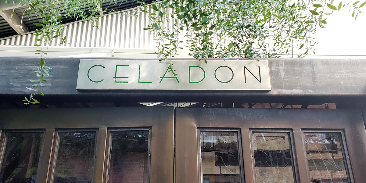 Entrance to Celadon Napa