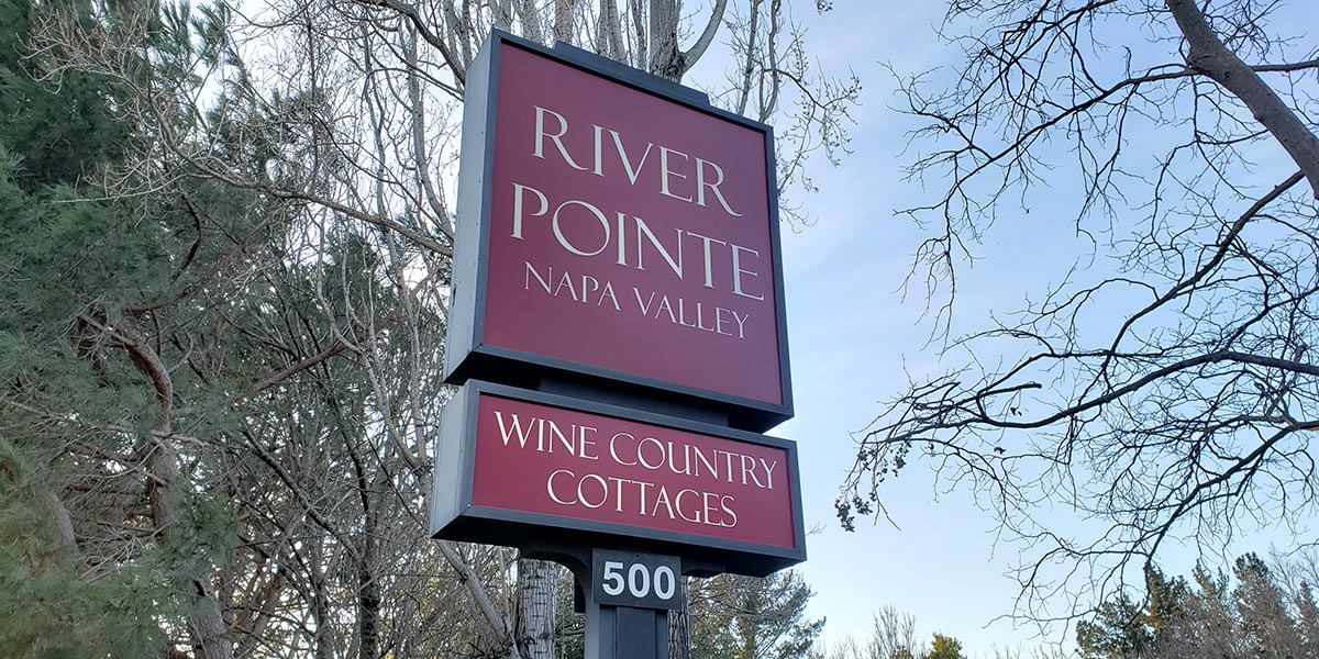 RiverPointe Napa Valley Sign
