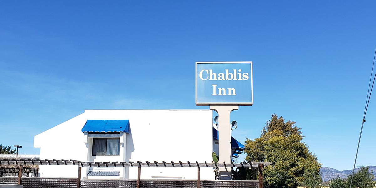 The Chablis Inn Sign