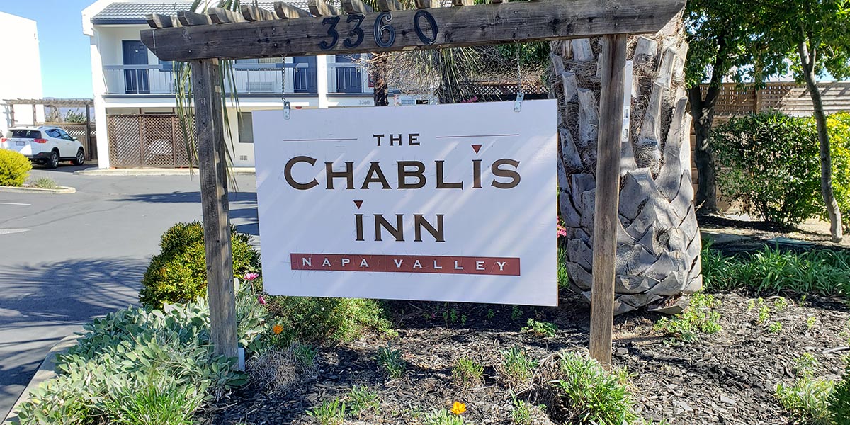 The Chablis Inn Sign