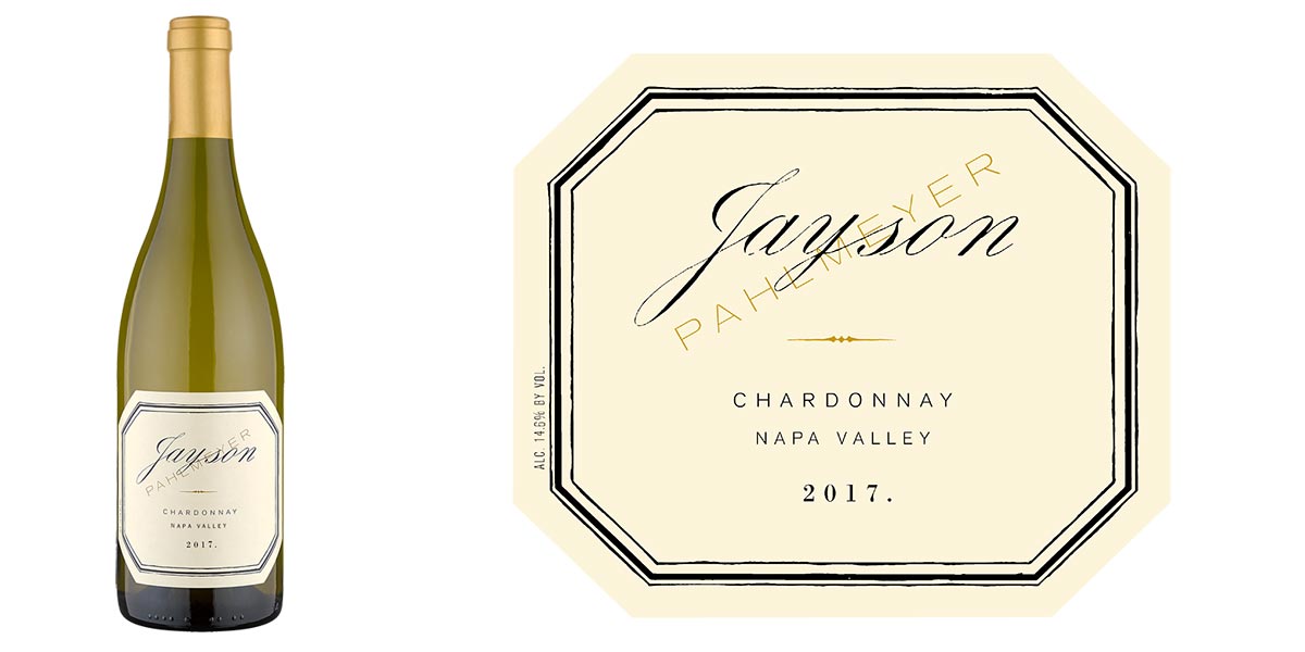 Chardonnay Bottleshot & Label from Jayson by Pahlmeyer