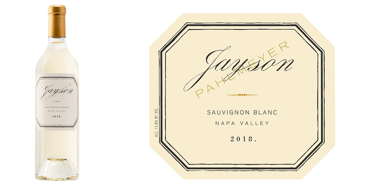 Sauvignon Blanc Bottleshot & Label from Jayson by Pahlmeyer