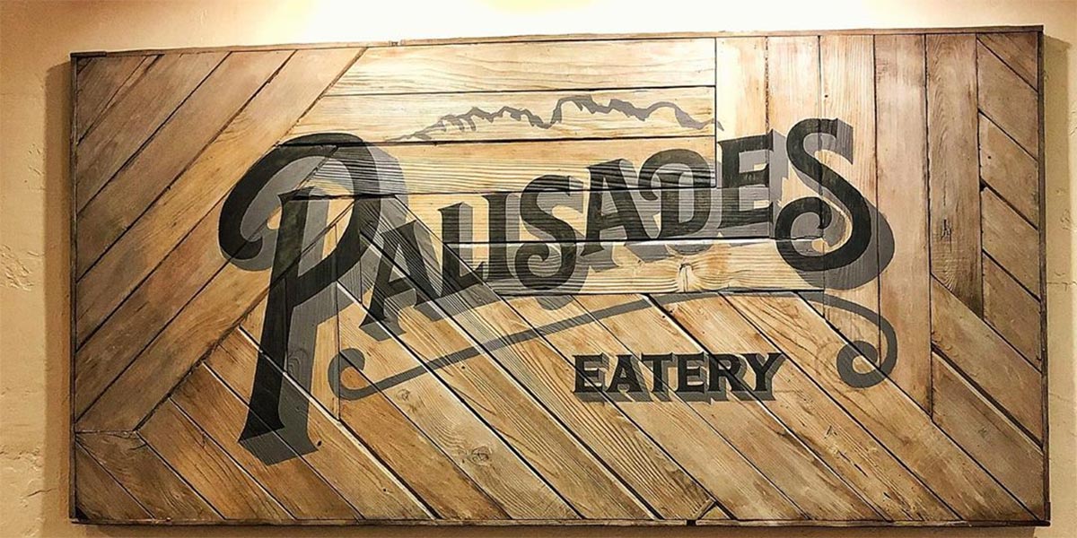 Palisades Eatery Sign