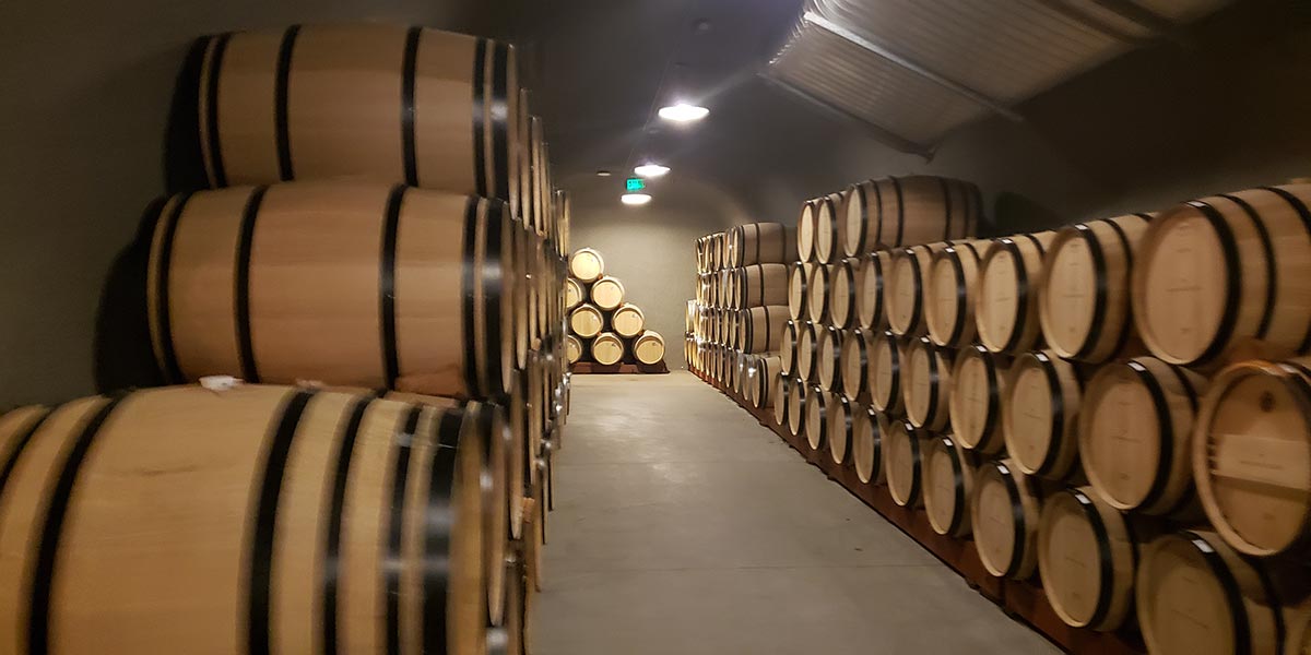 Wine Barrells B Cellars Vineyards and Winery