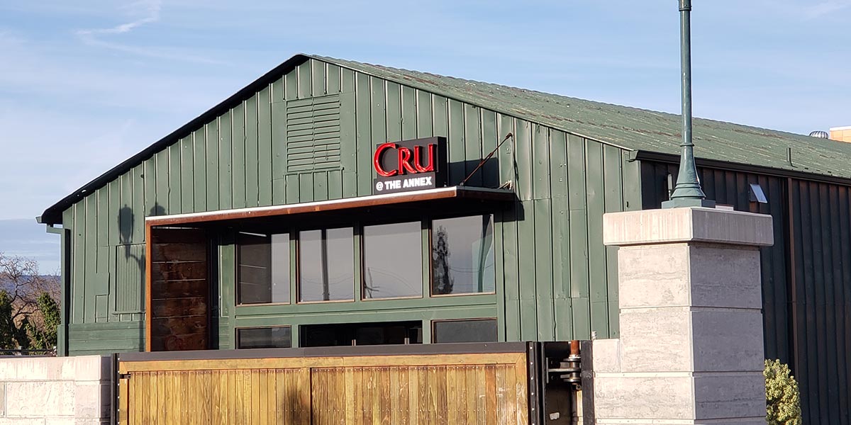 Outside Cru at The Annex Tasting Room