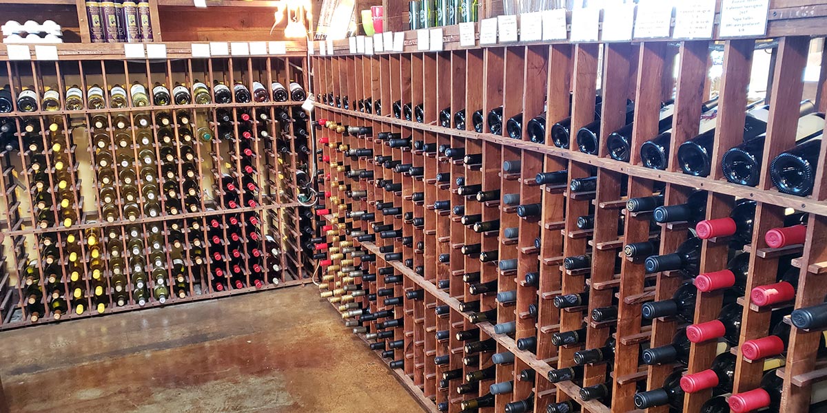 Wine Storage at Napa General Store