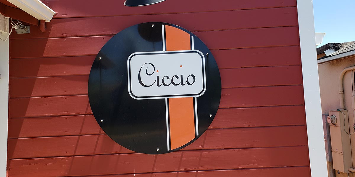 Ciccio Restaurant Napa Sign