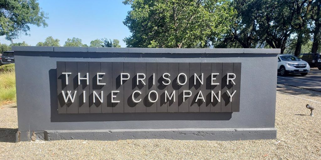 The Prisoner Wine Company Sign